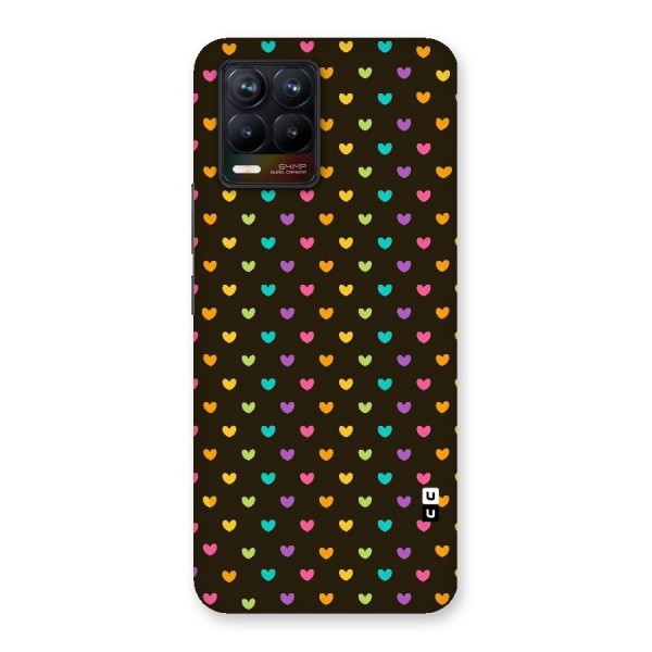 Rainbow Hearts Back Case for Realme 8