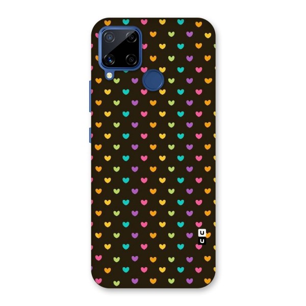 Rainbow Hearts Back Case for Realme C12