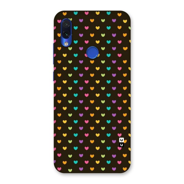 Rainbow Hearts Back Case for Redmi Note 7