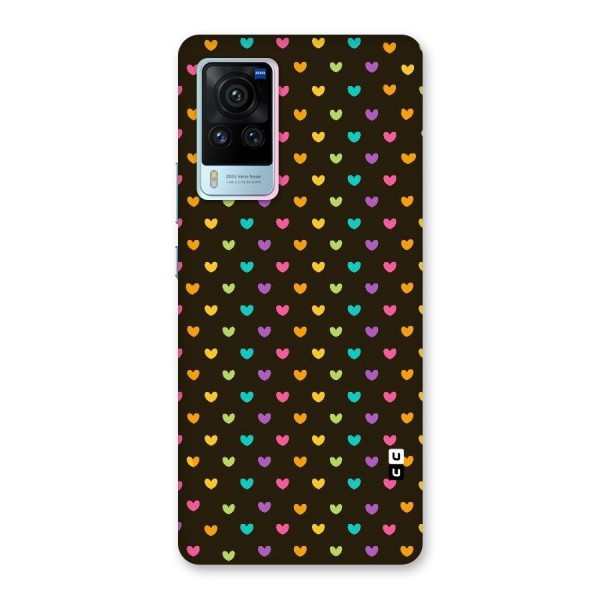 Rainbow Hearts Back Case for Vivo X60 Pro