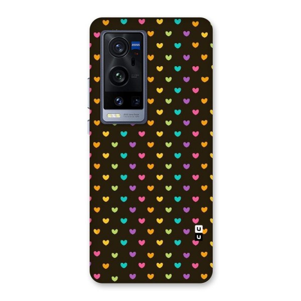 Rainbow Hearts Back Case for Vivo X60 Pro Plus