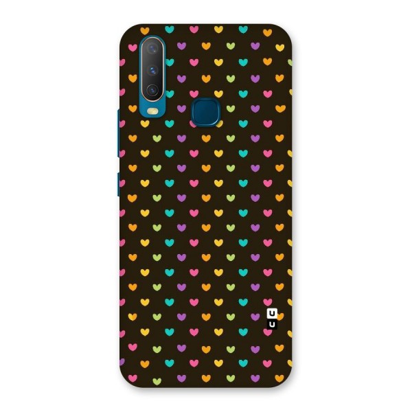 Rainbow Hearts Back Case for Vivo Y12