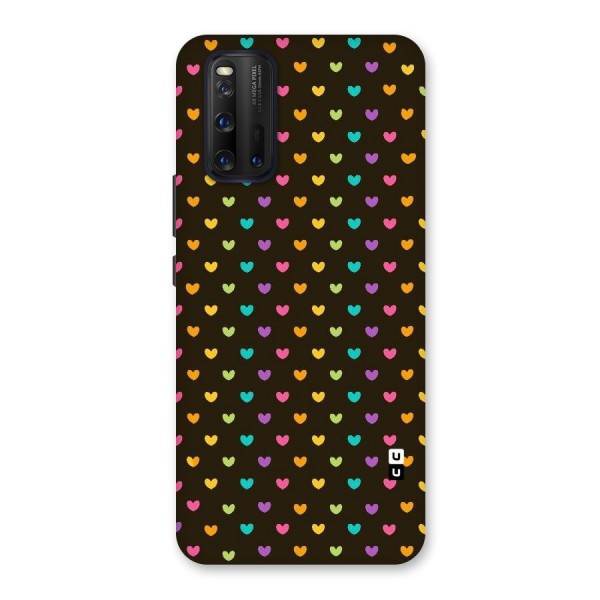 Rainbow Hearts Back Case for Vivo iQOO 3