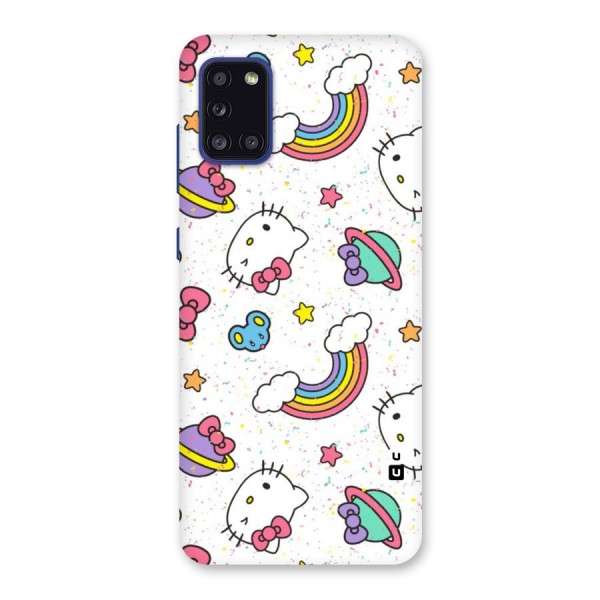 Rainbow Kit Tee Back Case for Galaxy A31