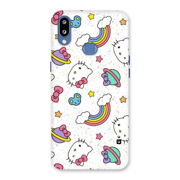 Rainbow Kit Tee Back Case for Galaxy M01s