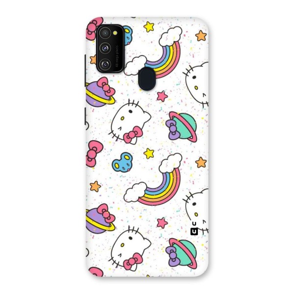 Rainbow Kit Tee Back Case for Galaxy M21