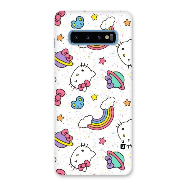 Rainbow Kit Tee Back Case for Galaxy S10 Plus