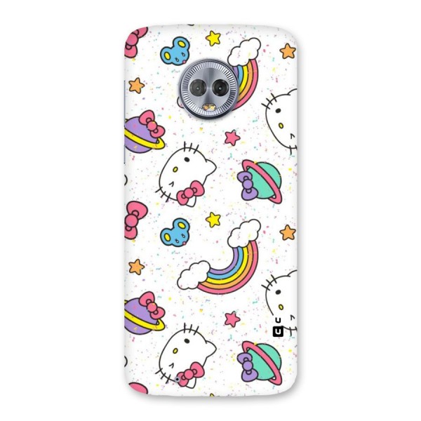 Rainbow Kit Tee Back Case for Moto G6