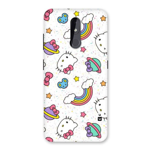 Rainbow Kit Tee Back Case for Nokia 3.2