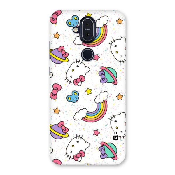 Rainbow Kit Tee Back Case for Nokia 8.1