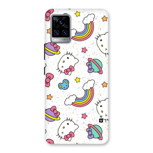 Rainbow Kit Tee Back Case for Vivo V20 Pro