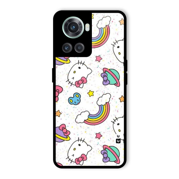 Rainbow Kit Tee Glass Back Case for OnePlus 10R