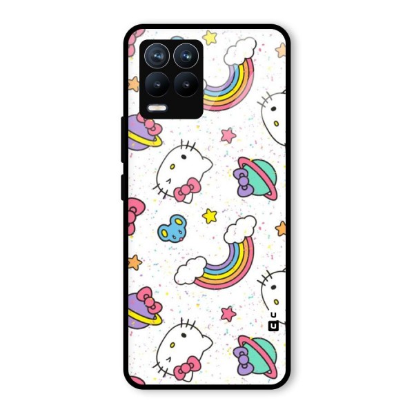 Rainbow Kit Tee Glass Back Case for Realme 8