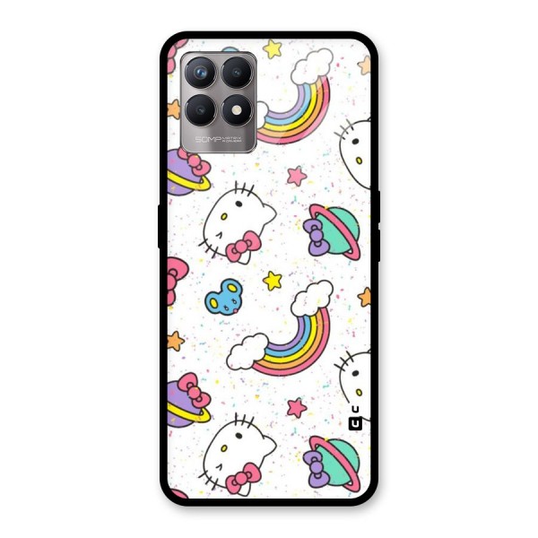 Rainbow Kit Tee Glass Back Case for Realme 8i