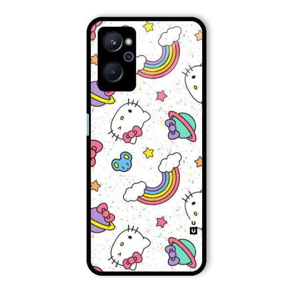 Rainbow Kit Tee Glass Back Case for Realme 9i