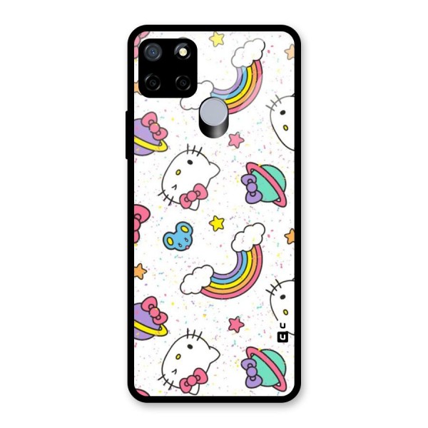 Rainbow Kit Tee Glass Back Case for Realme C12