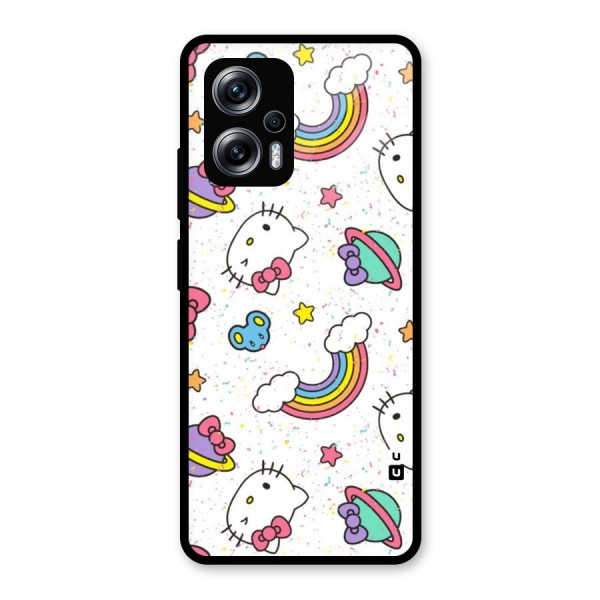 Rainbow Kit Tee Glass Back Case for Redmi K50i