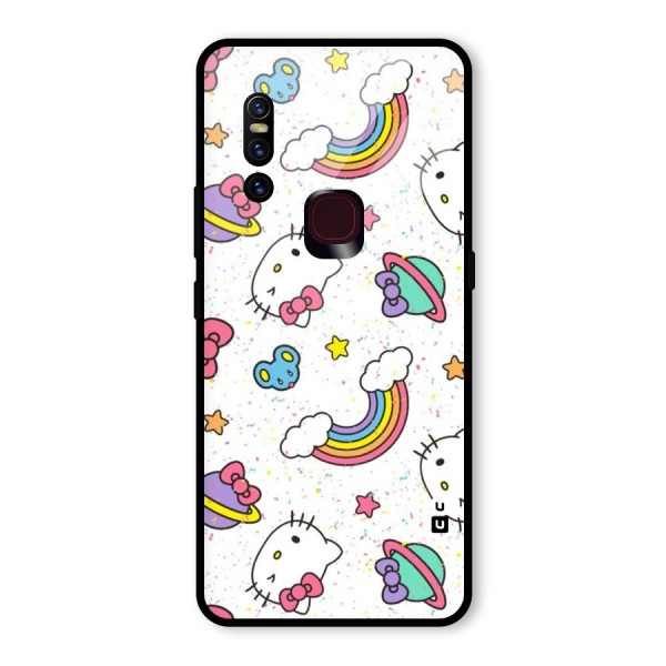 Rainbow Kit Tee Glass Back Case for Vivo V15