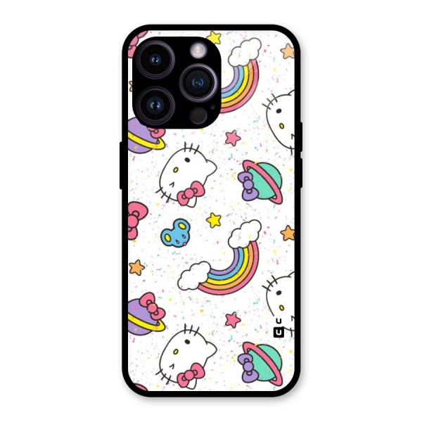 Rainbow Kit Tee Glass Back Case for iPhone 14 Pro Max