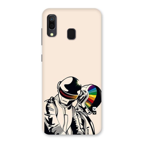 Rainbow Radio Back Case for Galaxy A20