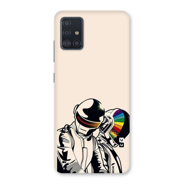 Rainbow Radio Back Case for Galaxy A51