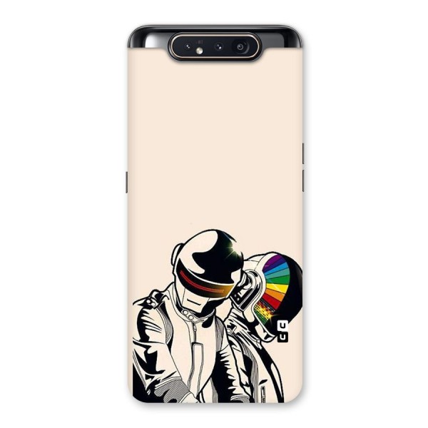 Rainbow Radio Back Case for Galaxy A80