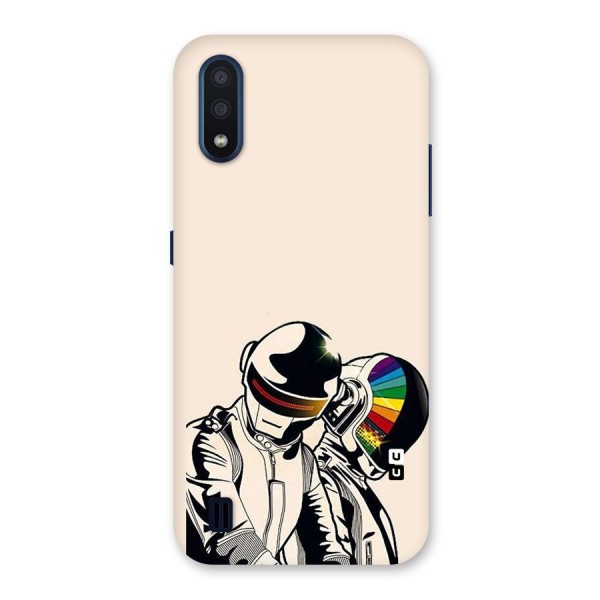 Rainbow Radio Back Case for Galaxy M01