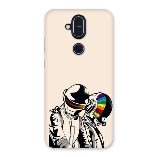 Rainbow Radio Back Case for Nokia 8.1