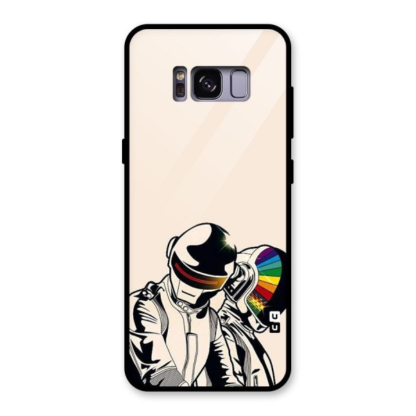 Rainbow Radio Glass Back Case for Galaxy S8