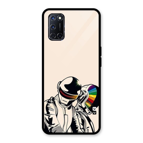 Rainbow Radio Glass Back Case for Oppo A52