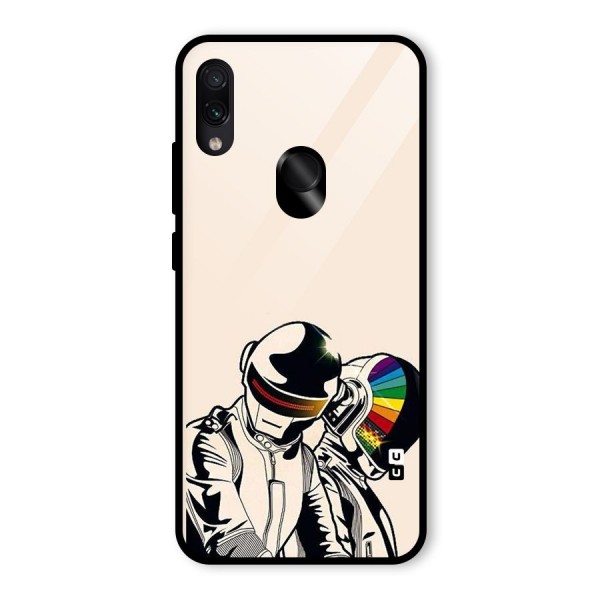 Rainbow Radio Glass Back Case for Redmi Note 7