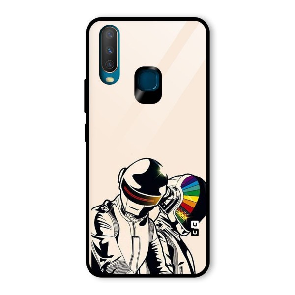 Rainbow Radio Glass Back Case for Vivo Y12