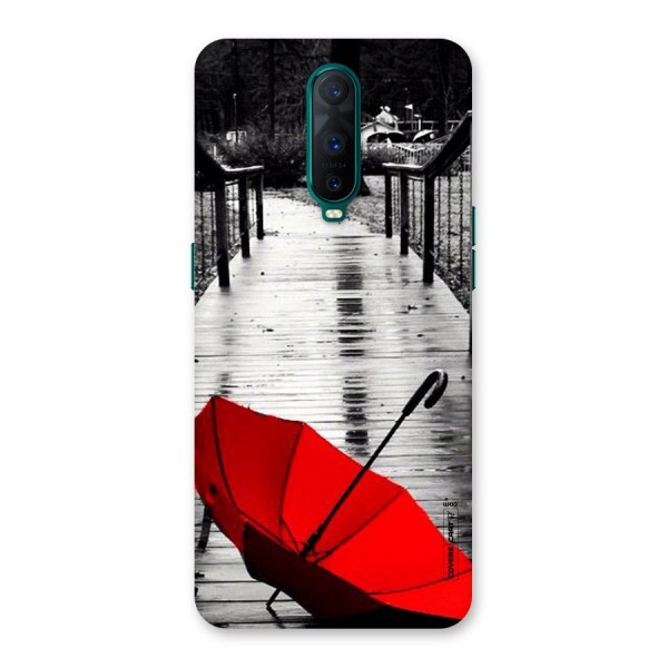 Rainy Red Umbrella Back Case for Oppo R17 Pro