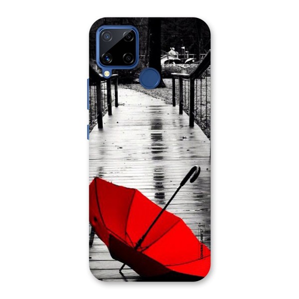 Rainy Red Umbrella Back Case for Realme C12