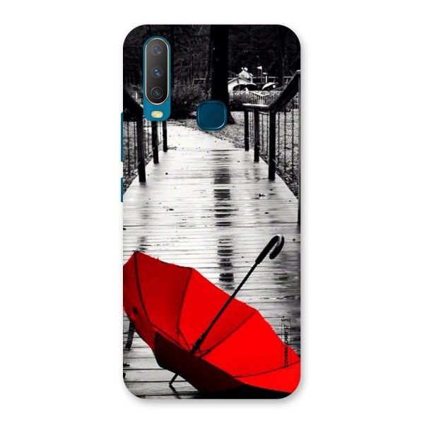 Rainy Red Umbrella Back Case for Vivo Y17