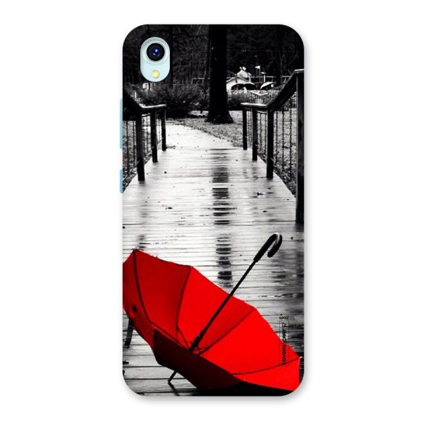 Rainy Red Umbrella Back Case for Vivo Y1s