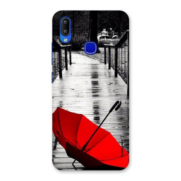 Rainy Red Umbrella Back Case for Vivo Y91