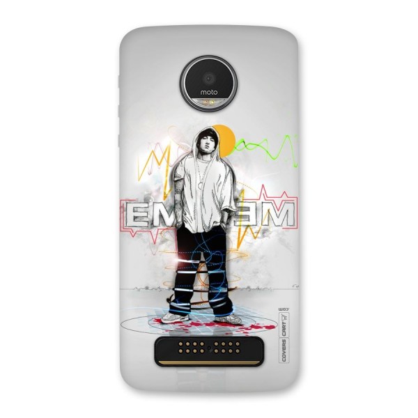 Rap King Eminem Back Case for Moto Z Play