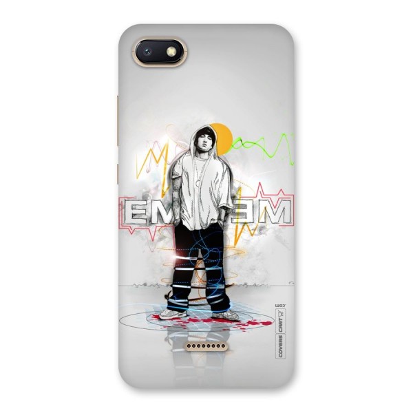 Rap King Eminem Back Case for Redmi 6A