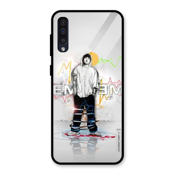 Rap King Eminem Glass Back Case for Galaxy A50s