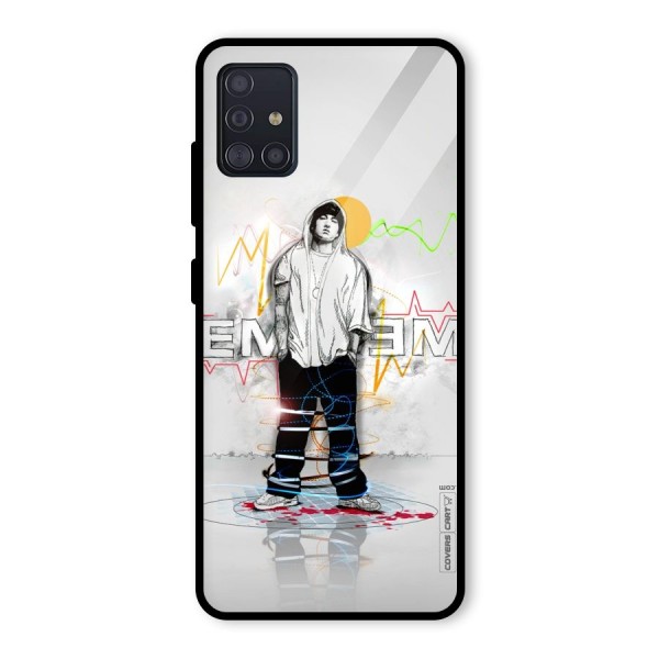 Rap King Eminem Glass Back Case for Galaxy A51