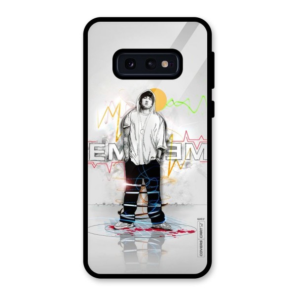 Rap King Eminem Glass Back Case for Galaxy S10e