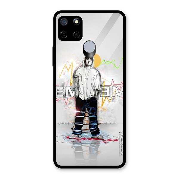 Rap King Eminem Glass Back Case for Realme C15