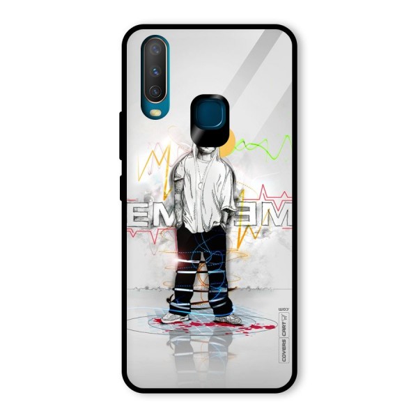 Rap King Eminem Glass Back Case for Vivo Y12