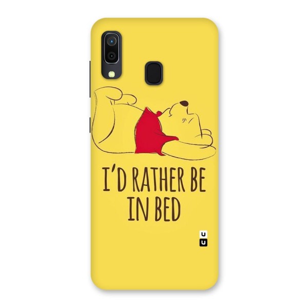 Rather Be In Bed Back Case for Galaxy A20