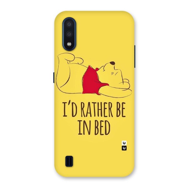 Rather Be In Bed Back Case for Galaxy M01