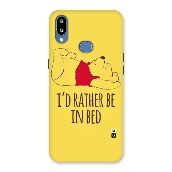 Rather Be In Bed Back Case for Galaxy M01s