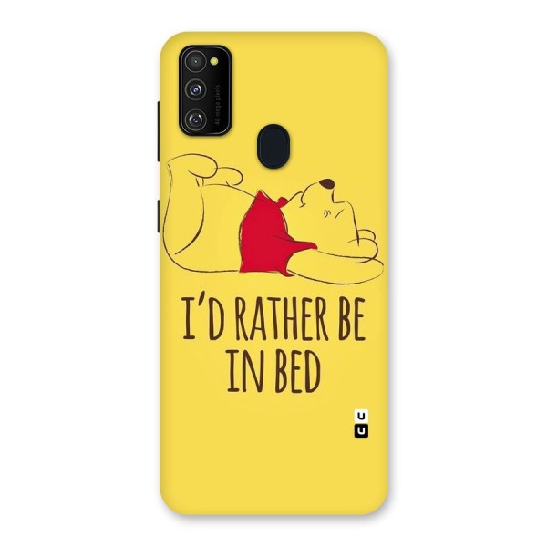 Rather Be In Bed Back Case for Galaxy M21