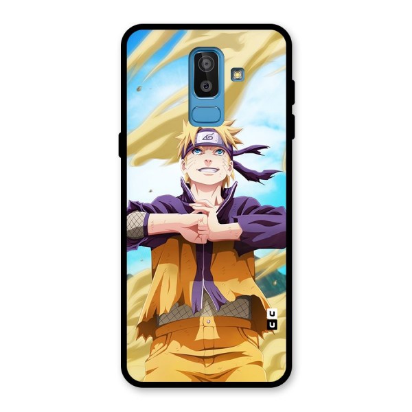 Ready Naruto Glass Back Case for Galaxy J8