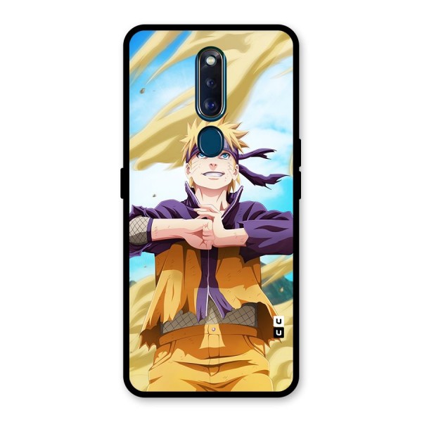 Ready Naruto Glass Back Case for Oppo F11 Pro